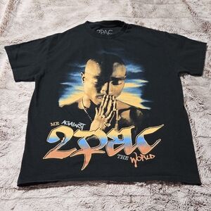 Black Graphic 2Pac T-Shirt